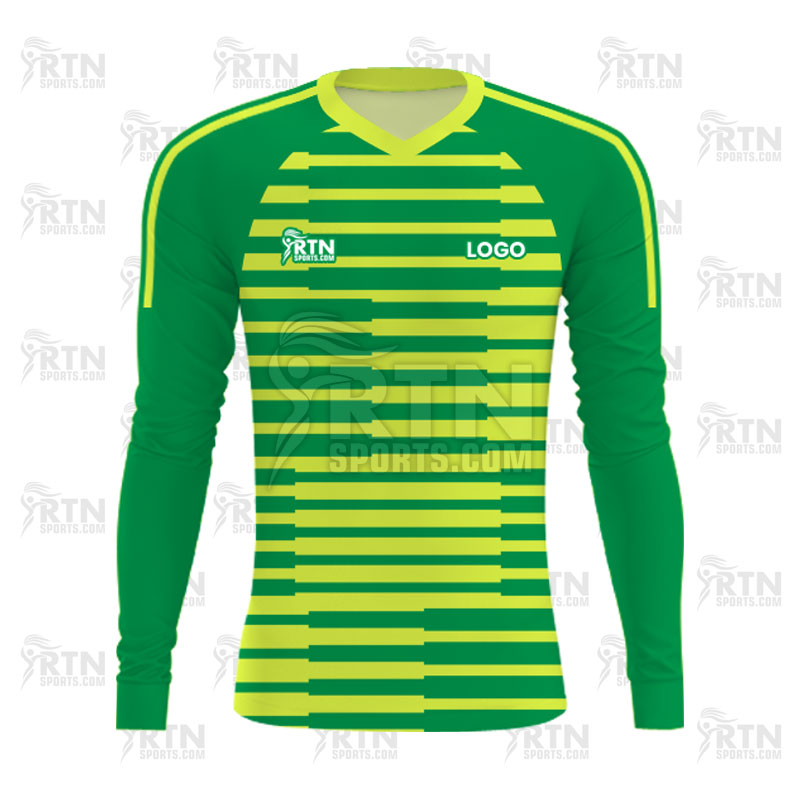 Yellow and Dark Green Jersey with Yellow Short Soccer Goalie Uniform ...